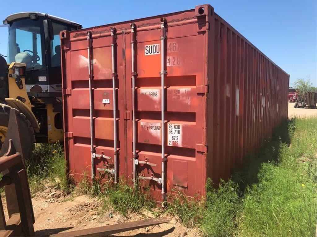 40' SHIPPING/STORAGE CONTAINER