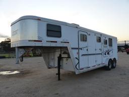 2004 30' EXISS SS/306 GN 3 HORSE TRAILER