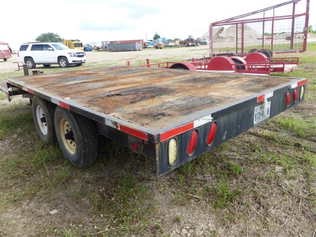 2015 7'X18' HOMEMADE FLAT BED TRAILER