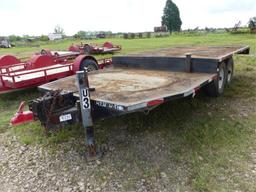 2015 7'X18' HOMEMADE FLAT BED TRAILER