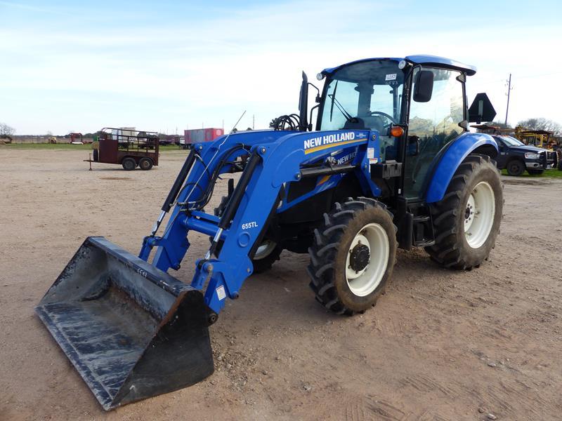 NEW HOLLAND T4.75 TRACTOR W/NH 655TL FE LOADER