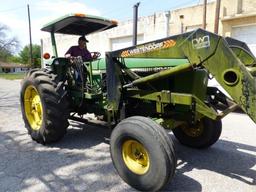 JD 2940 TRACTOR W/WESTENDORF TA28 QT FE LOADER