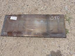 QT CLOSED WELDABLE QUICK PLATE FOR SKID STEER