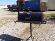 16"X36" BBQ PIT ON STAND W/RECEIVER HITCH