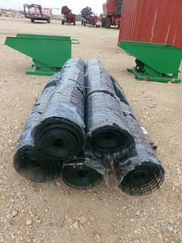 5 DARK GREEN 6' ROLLS FENCING