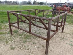 6'X6' PIPE ROUND BALE FEEDER