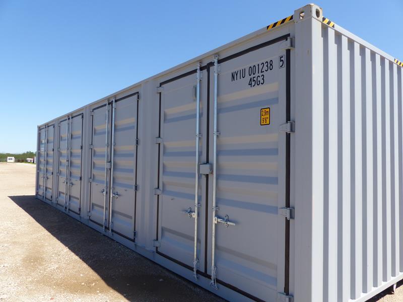 1 TRIP 40'  HIGH CUBE MULTI DOOR SHIPPING CONTAINR