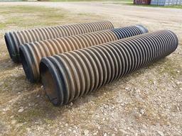 24" X 10' BLACK POLY CULVERT PIPE