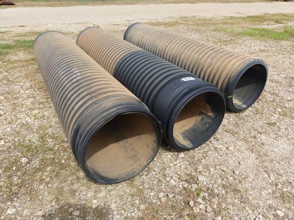 24" X 10' BLACK POLY CULVERT PIPE