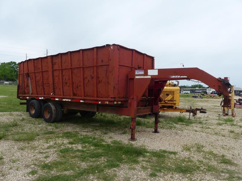 2002 GOOSENECK 20'X8' DUMP TRAILER