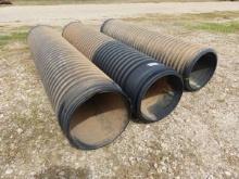 24" X 10' BLACK POLY CULVERT PIPE