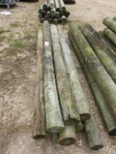 10 6"X8' LINE POSTS