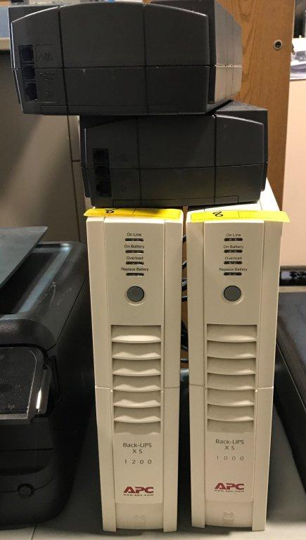 LOT CONSISTING OF (4) APC BACK-UPS: (1) 1000, (1) 1200 AND (2) 500