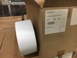 CASES OF 3" X 3" LABELS (6 ROLLS PER CASE AT 2,000 LABELS PER ROLL)