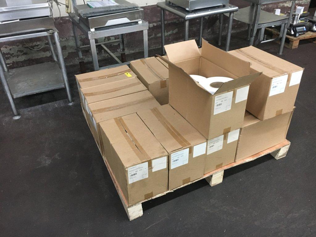 CASES OF 3" X 3" LABELS (6 ROLLS PER CASE AT 2,000 LABELS PER ROLL)