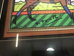 FRAMED SIGNED PRINT BY ROMERO BRITTO