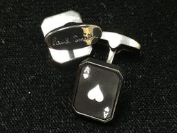 PAIR OF PAUL SMITH DESIGNER CUFFLINKS