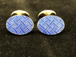 PAIR OF TIFFANY & CO. 925 SILVER CUFFLINKS (STAMPED 2003)