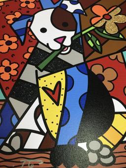 FRAMED GICLEE BY ROMERO BRITTO #9 OF 100