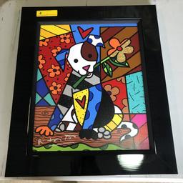 FRAMED GICLEE BY ROMERO BRITTO #9 OF 100