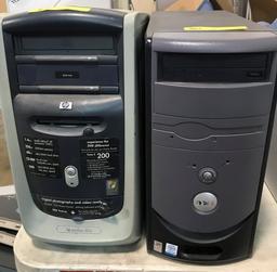 LOT CONSISTING OF: (1) DELL DIMENSION 8100 AND (1) HP PAVILION 521N