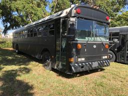 2003 BLUE BIRD BODY CO. CUSTOM LUXURY SCHOOL BUS, CAT C7 DIESEL ENGINE W/ALLISON TRANSMISSION