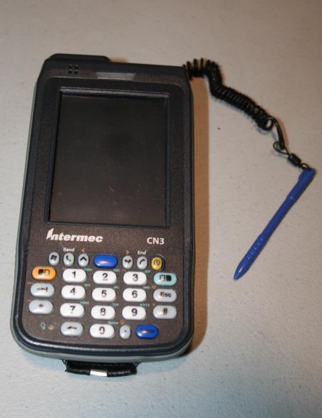 INTERMEC TECHNOLOGIES MODEL CN3 HANDHELD MOBILE COMPUTER INCLUDES (12) BATTERIES ONLY