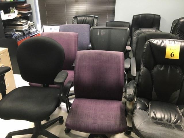 VARIOUS OFFICE CHAIRS