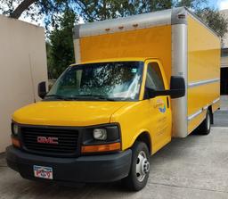 2012 GMC 3500 MAGNAVAN BOX TRUCK