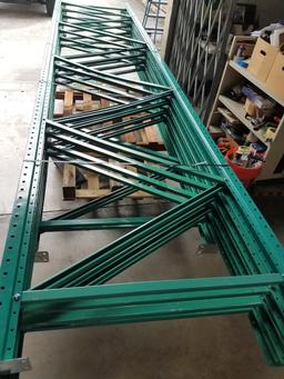 SECTIONS OF TEARDROP PALLET RACKING