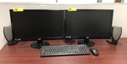 LOT CONSISTING OF: (2) AOC 22" LED MONITORS