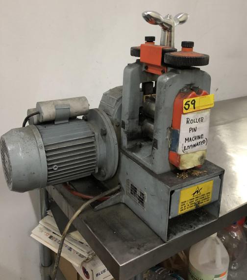 GROBET USA ROLLER PIN MACHINE MODEL #LS100