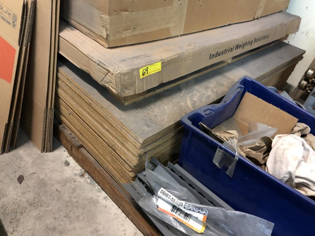 LOT CONSISTING OF: (3) SECTIONS OF GRAY RACKING