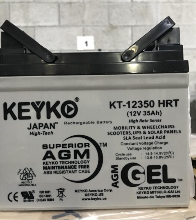 LOT CONSISTING OF KEYKO BATTERIES