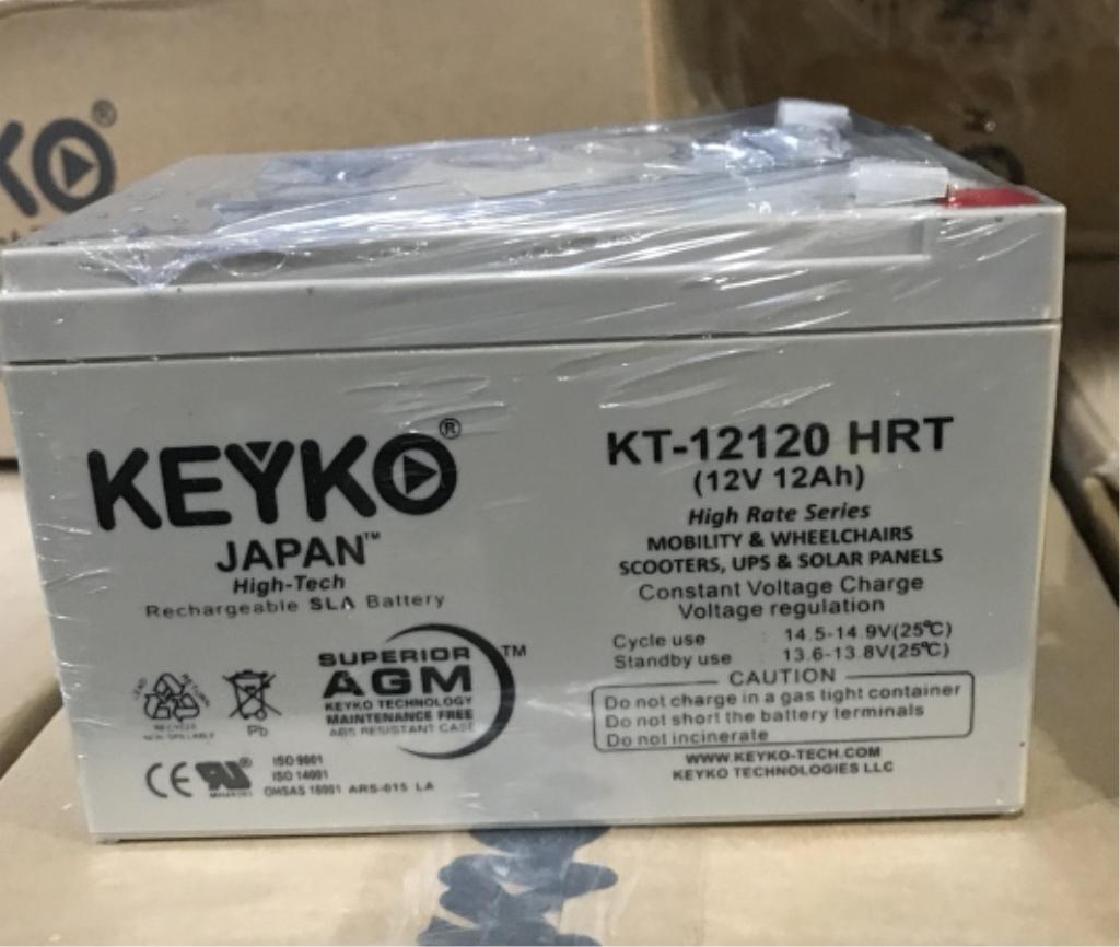 LOT CONSISTING OF 116 KEYKO BATTERIES