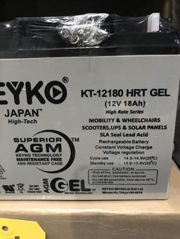 LOT CONSISTING OF 177 KEYKO BATTERIES