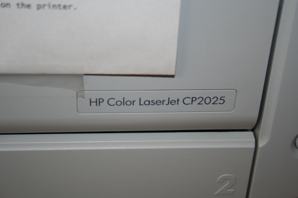 HP COLOR LASER JET PRINTER MODEL CP2025