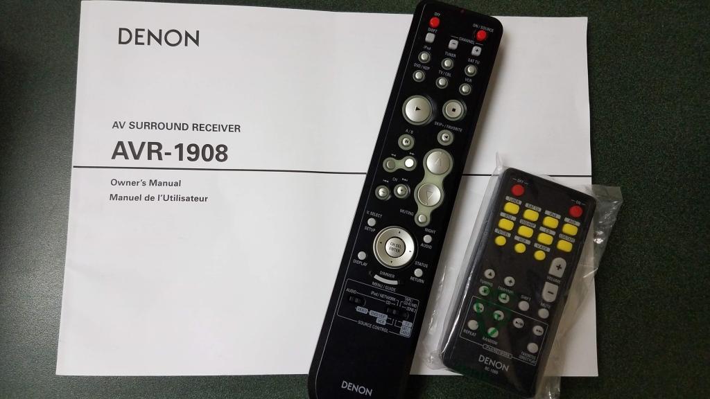 DENON SURROUND SOUND RECEIVER MODEL AVR 1908