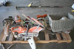 LOT CONSISTING OF STIHL CONCRETE CUTTERS