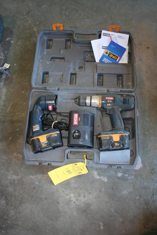 RYOBI 18V CORDLESS DRILL/DRIVER