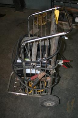 BATTERY JUMP CART WITH JUMPER CABLES