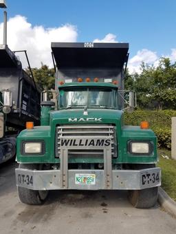 1998 MACK DUMP TRUCK MODEL RD690S