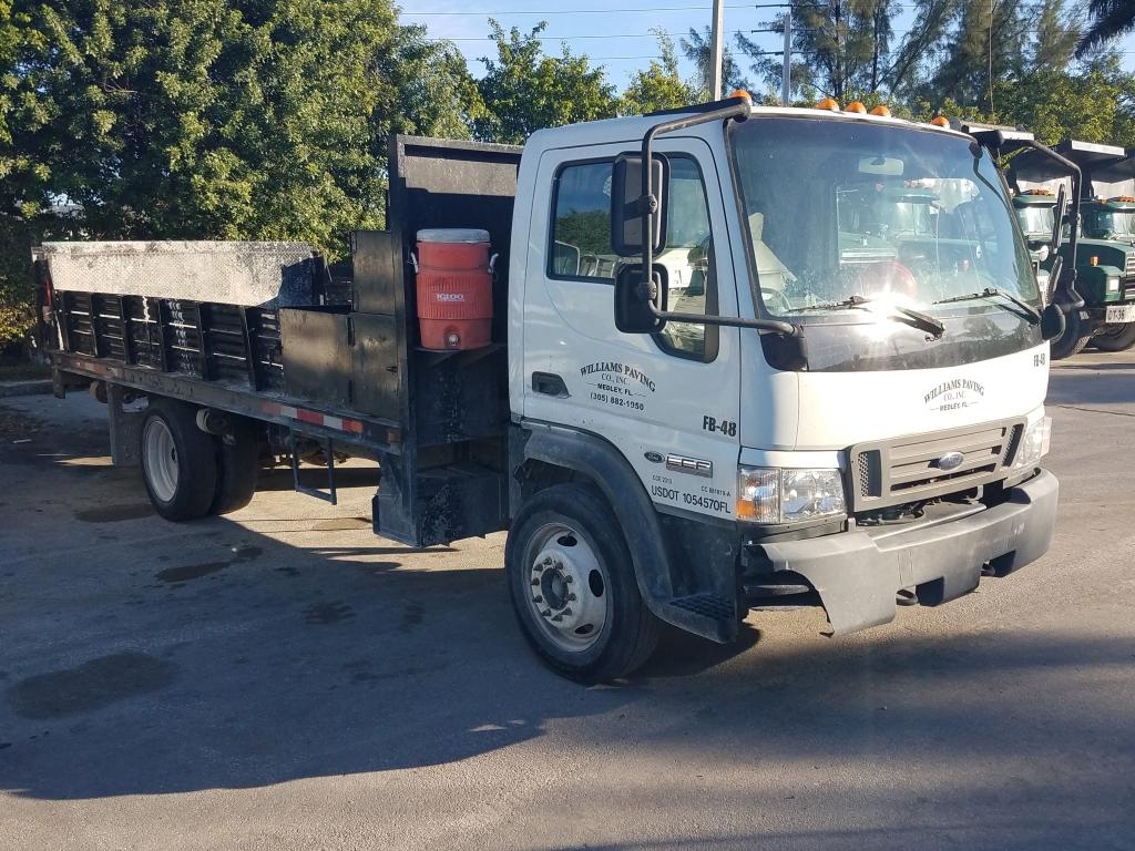 2006 FORD LOW CAB FORWARD 450 FLATBED TRUCK