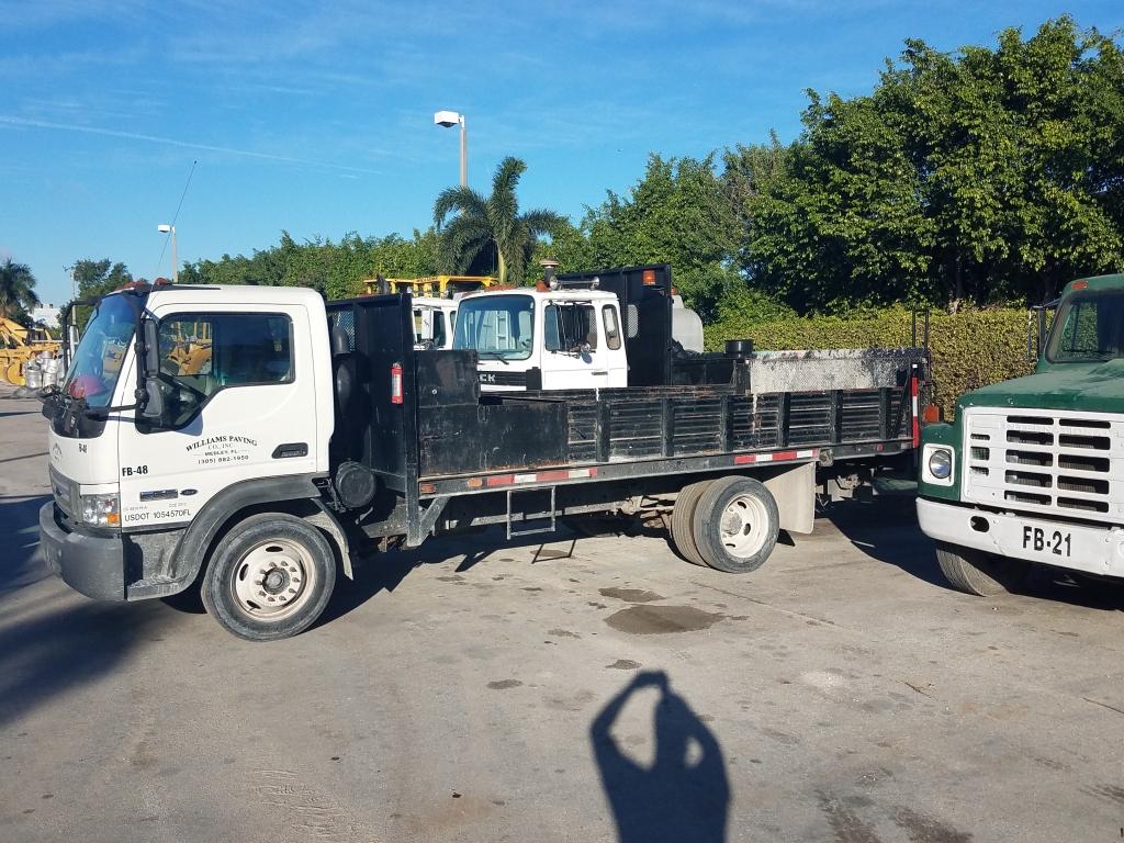 2006 FORD LOW CAB FORWARD 450 FLATBED TRUCK