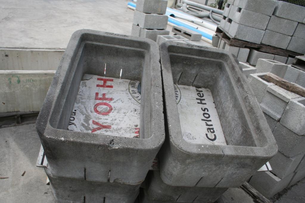 LOT CONSISTING OF CONCRETE VALVE BOXES