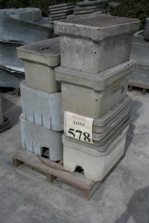 LOT CONSISTING OF CONCRETE VALVE BOXES