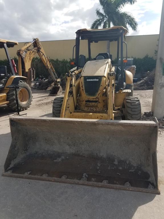 2007 KOMATSU BACKHOE LOADER COMBO