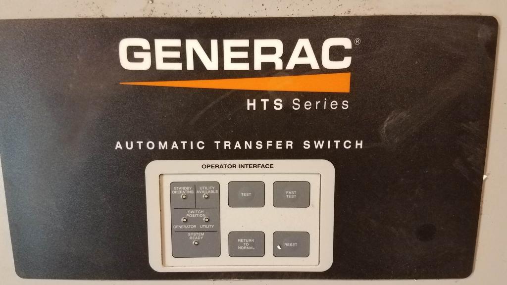 GENERAC AUTOMATIC TRANSFER SWITCH