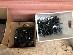 LOT CONSISTING OF: ASSORTED CABLES, CAT5 CABLE,