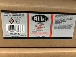 CASES OF BESTINE SOLVENT AND THINNER (12 PER BOX)